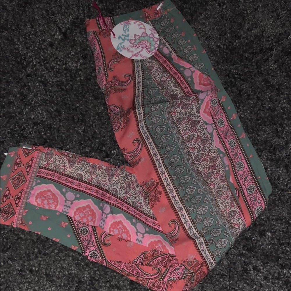 🆕Z&L HAREM PANT IN PINK MULTI COLOR - Picture 4 of 8